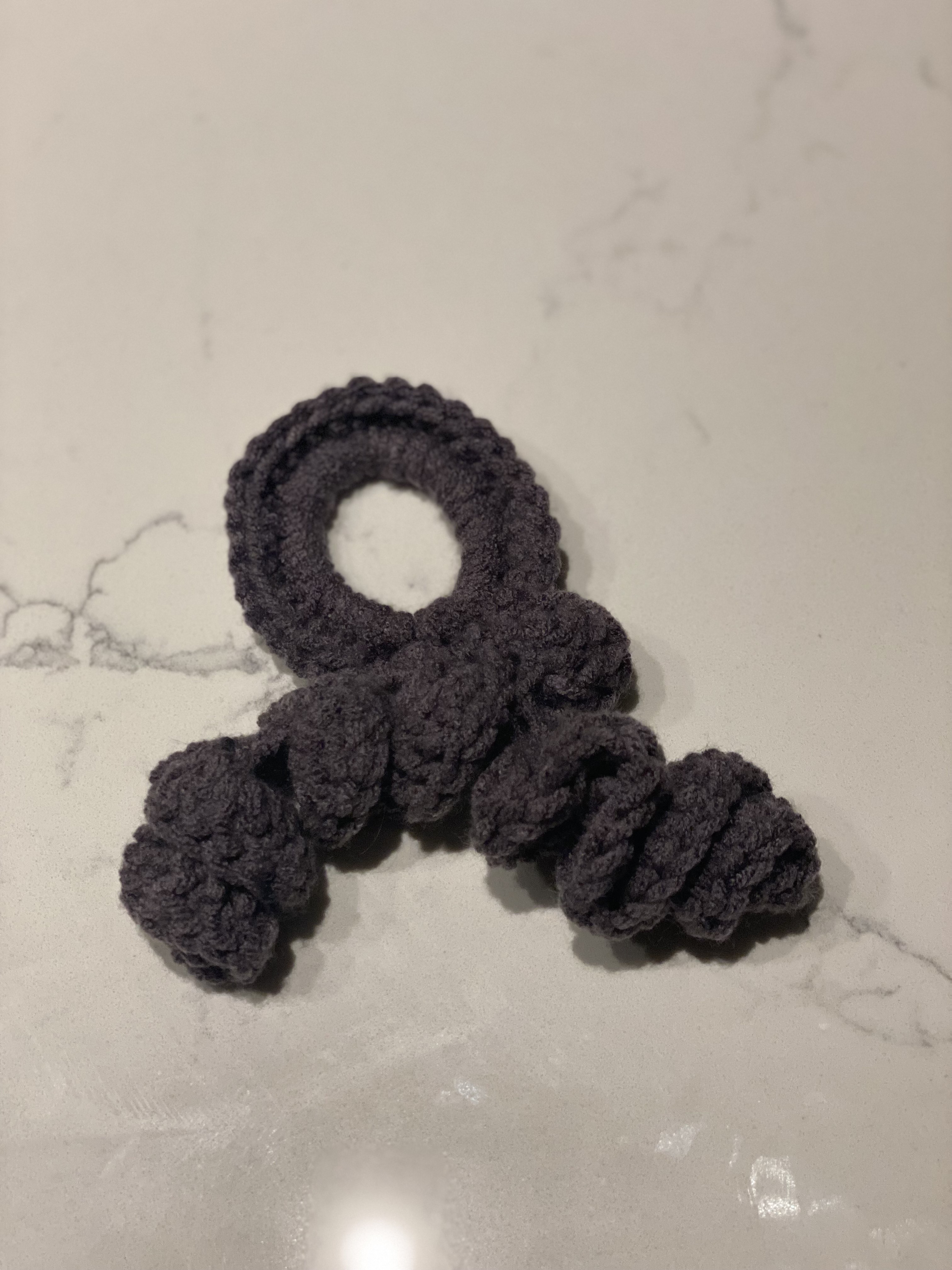 Crocheted Spiral Hair Tie