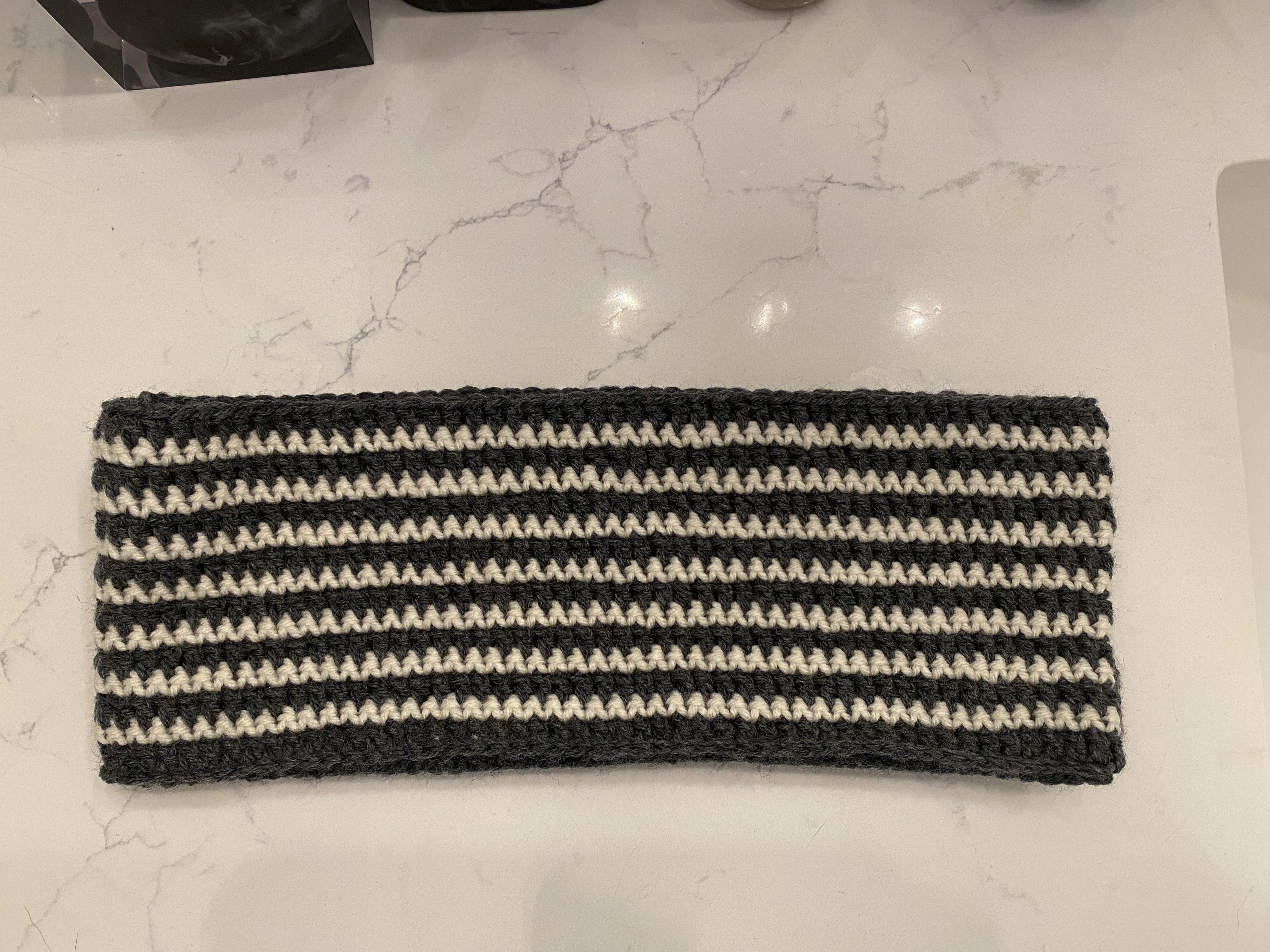 Striped Crochet Headband