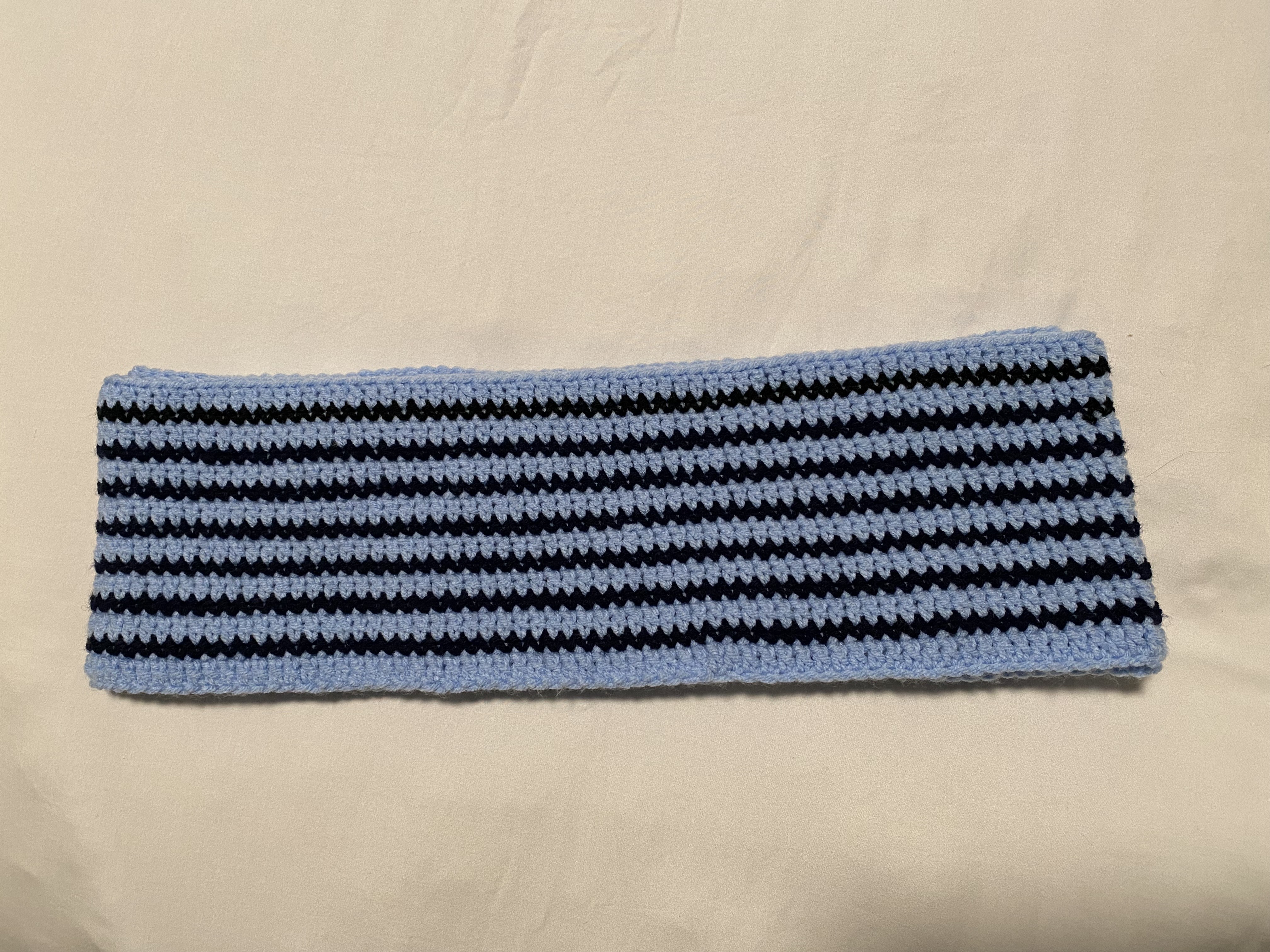 Crocheted Striped Headband
