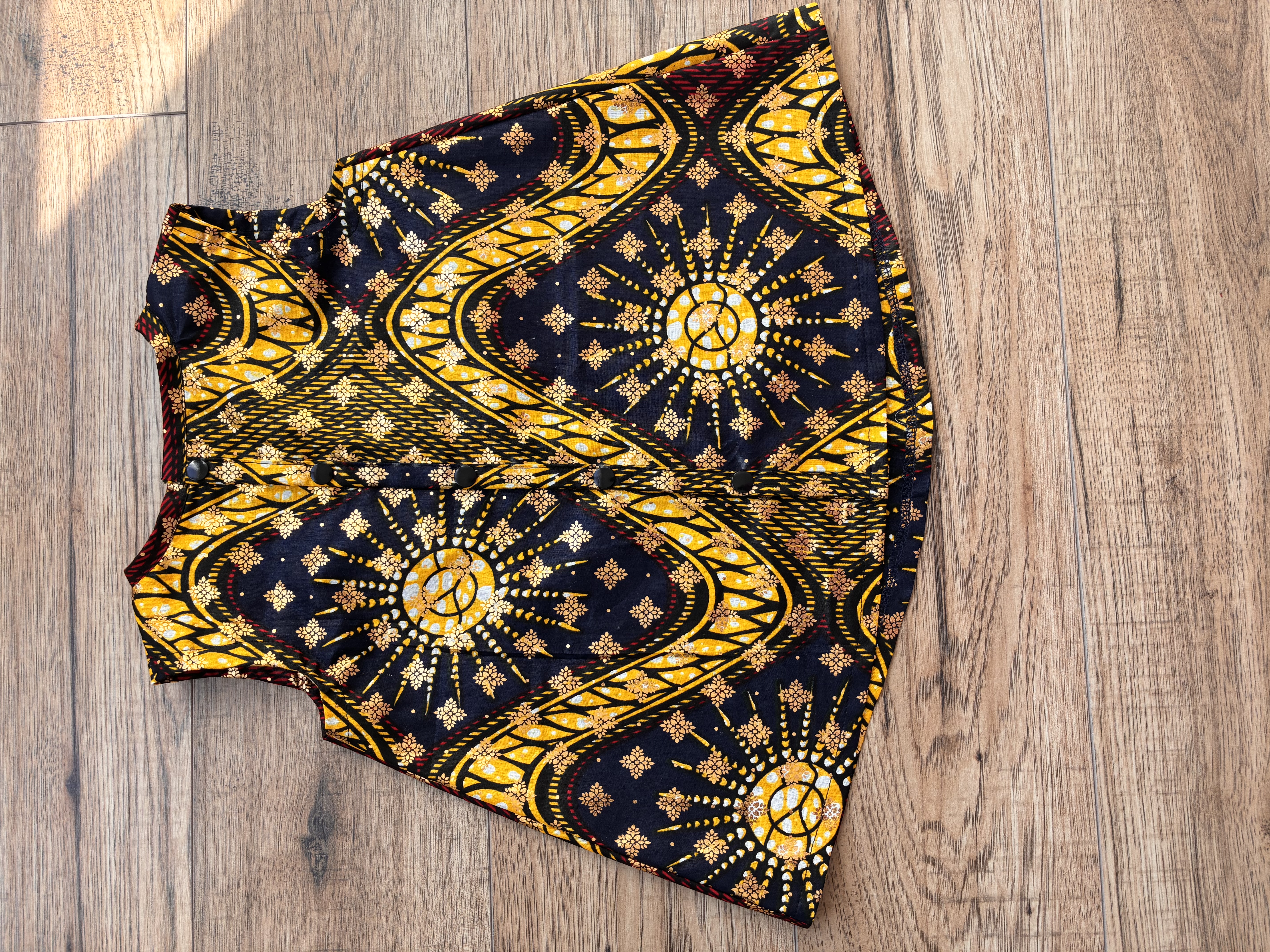 African Print Sleeveless Top