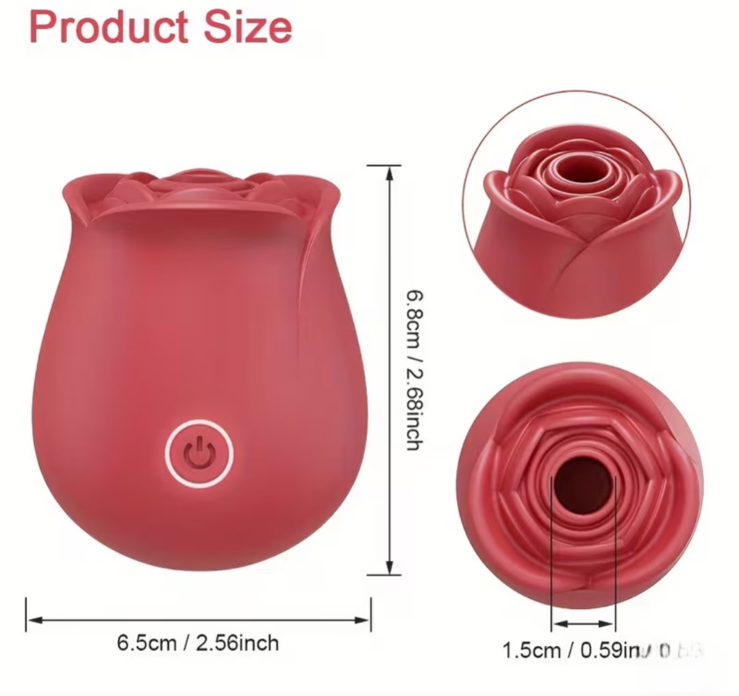 Rose Shaped Clitoral Suction Stimulator