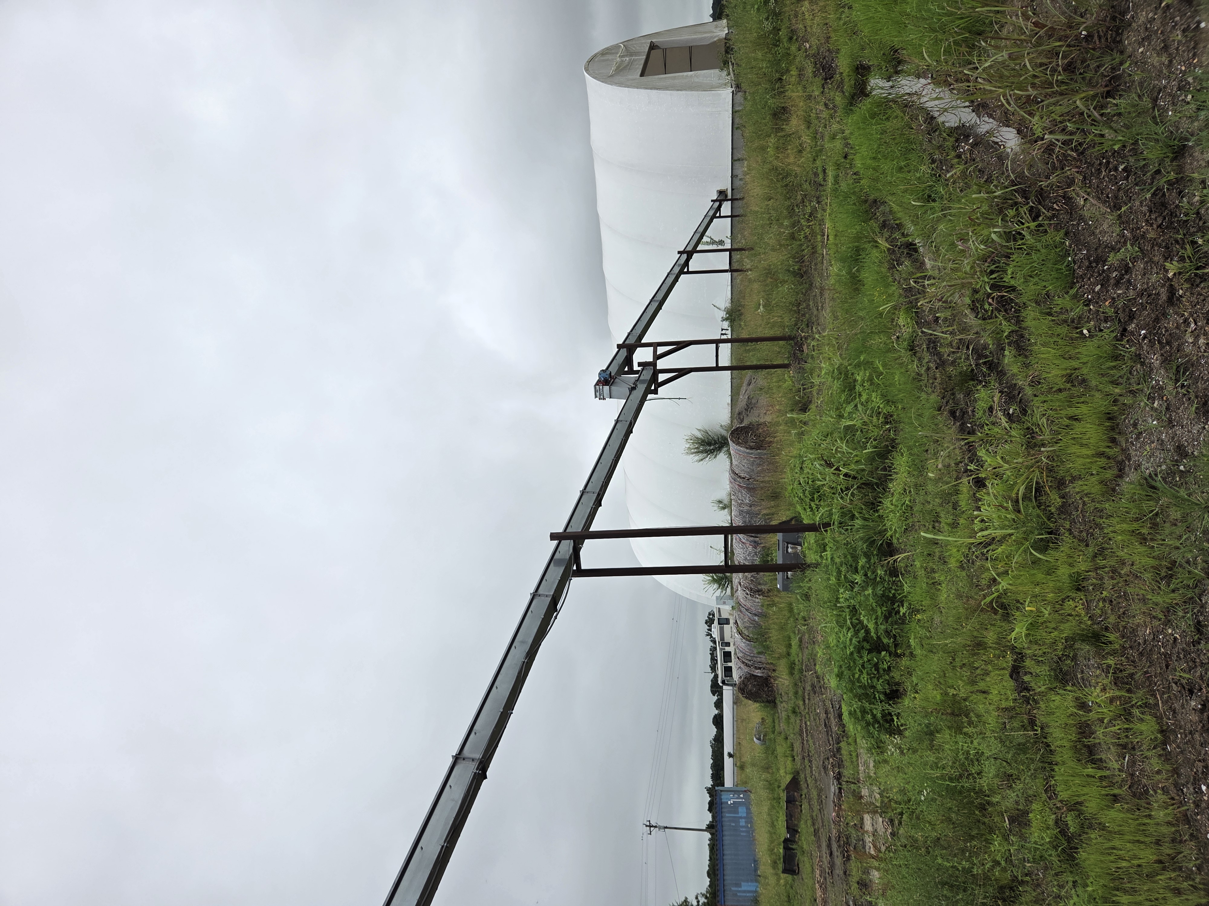 9x12" RAD Chain Drag Conveyor Galvanized with 81x chain 100' overall length (just one conveyor)