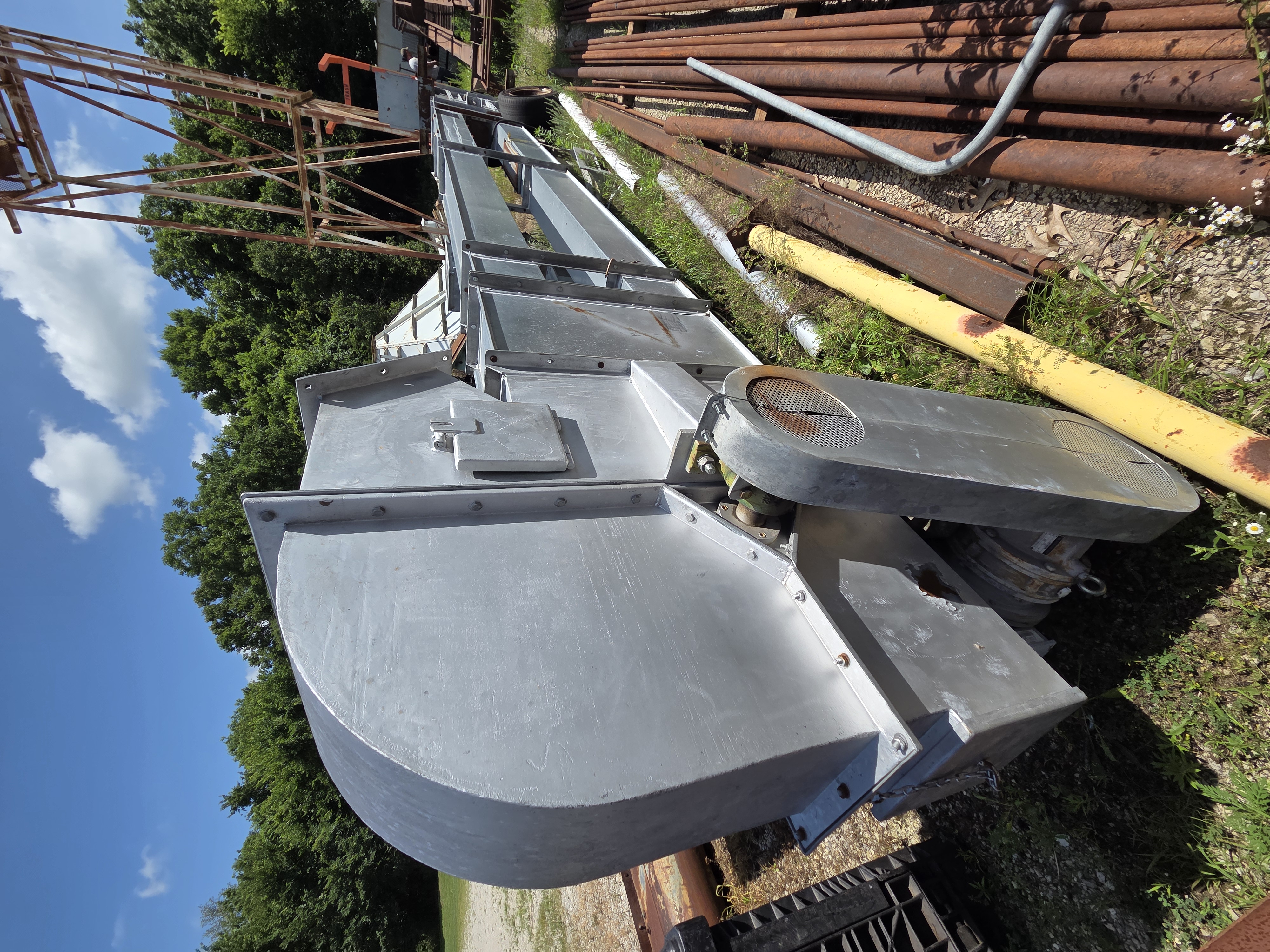 Galvanized Bucket Elevator – 24' 2" OAL + 4' Extension