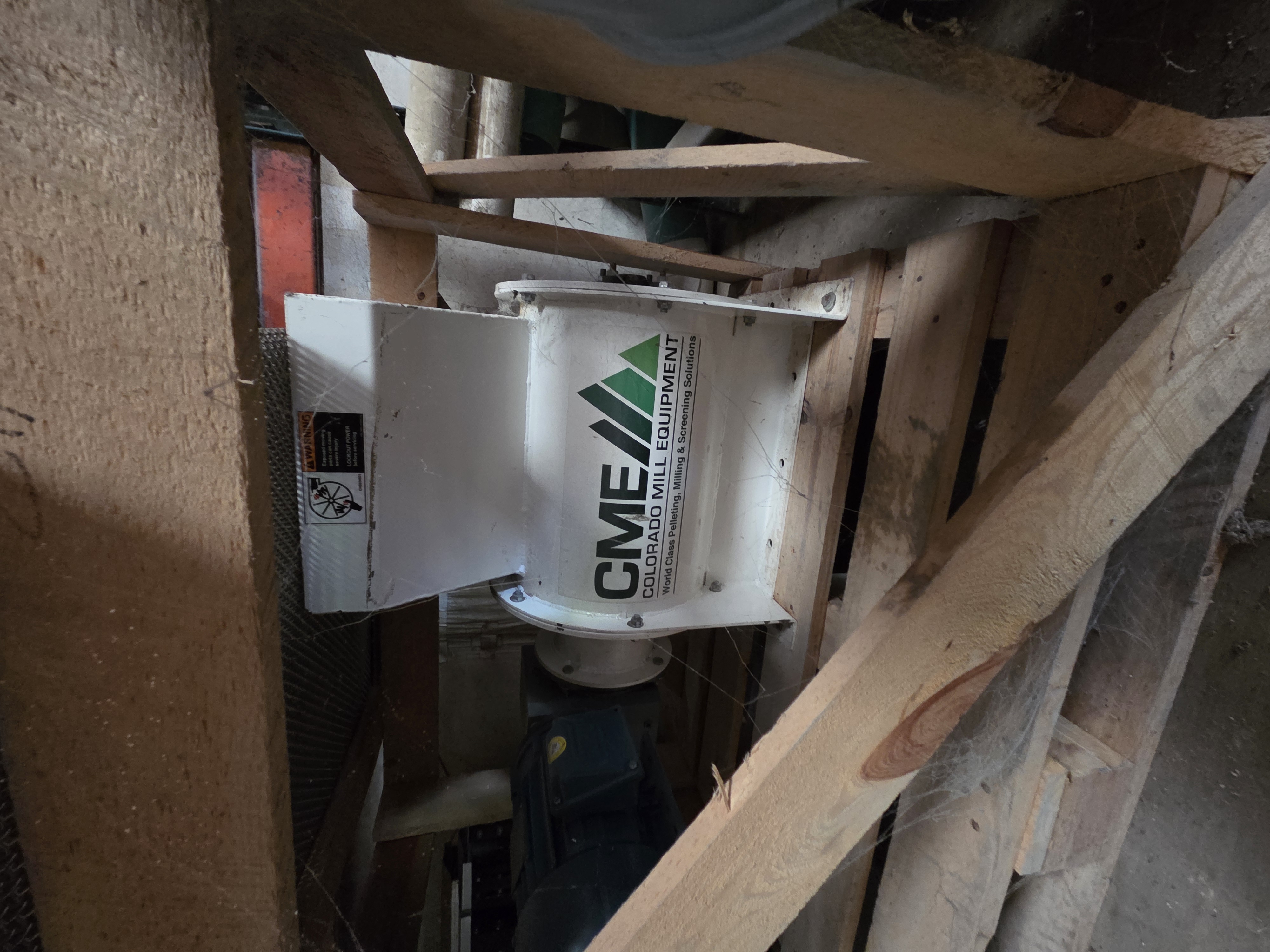 CME Rotary Airlock for mounting on C12 Cooling Tower