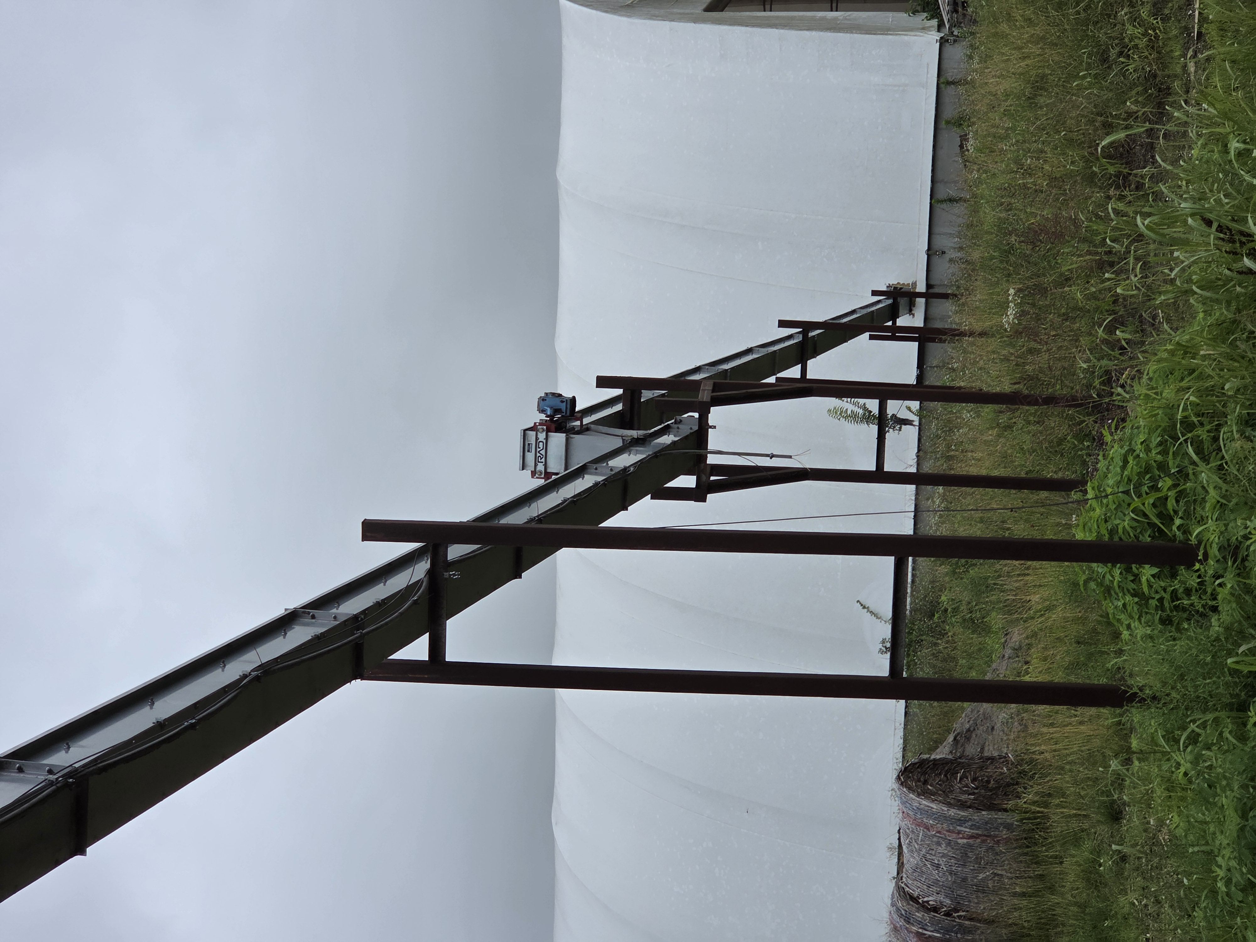 9x12" RAD Chain Drag Conveyor Galvanized with 81x chain 100' overall length (just one conveyor)
