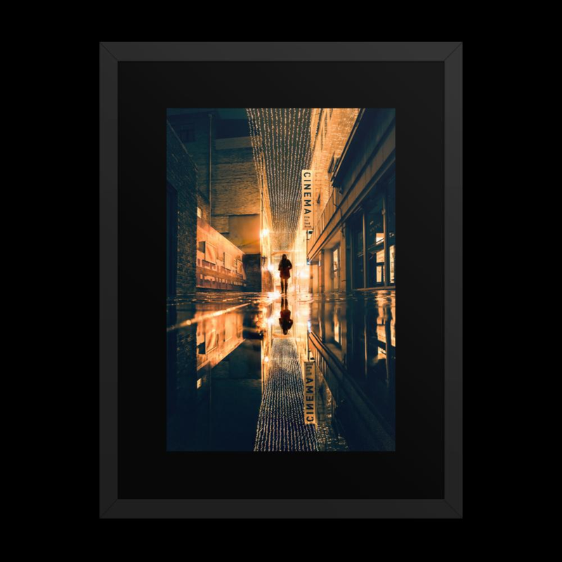 "Where Light Remains" Framed Print