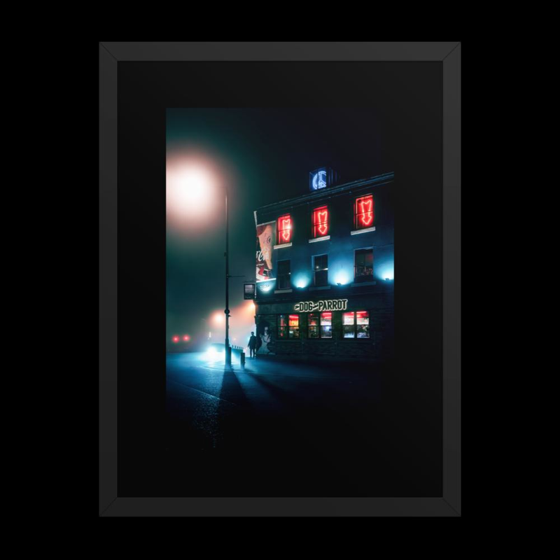"Beyond The Crowd" Framed Print