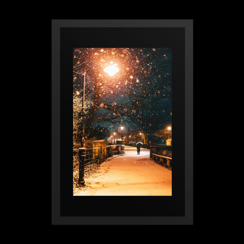 "Winter Nocturne" Framed Print