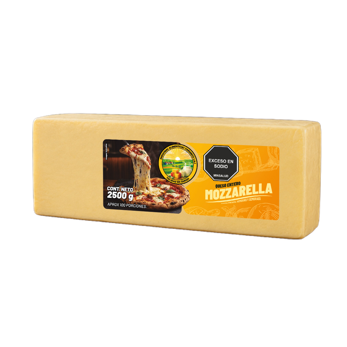 Queso Mozzarella Entero