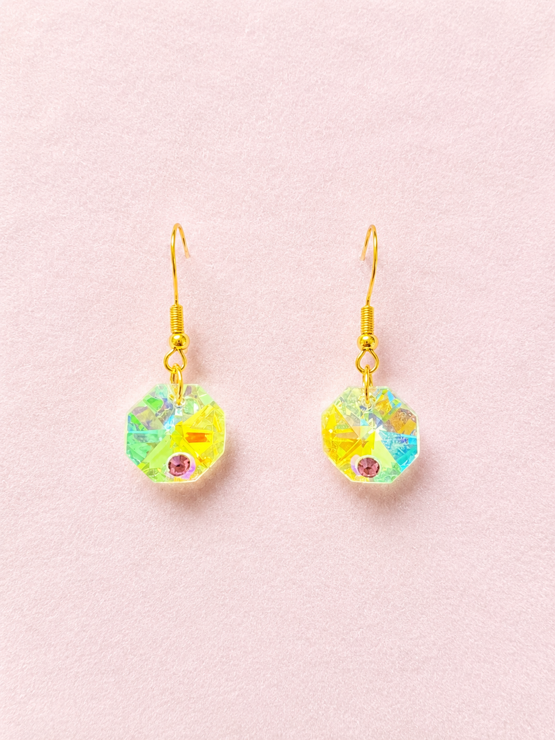 Boucles d'Oreilles Cristal Attrape-Soleil