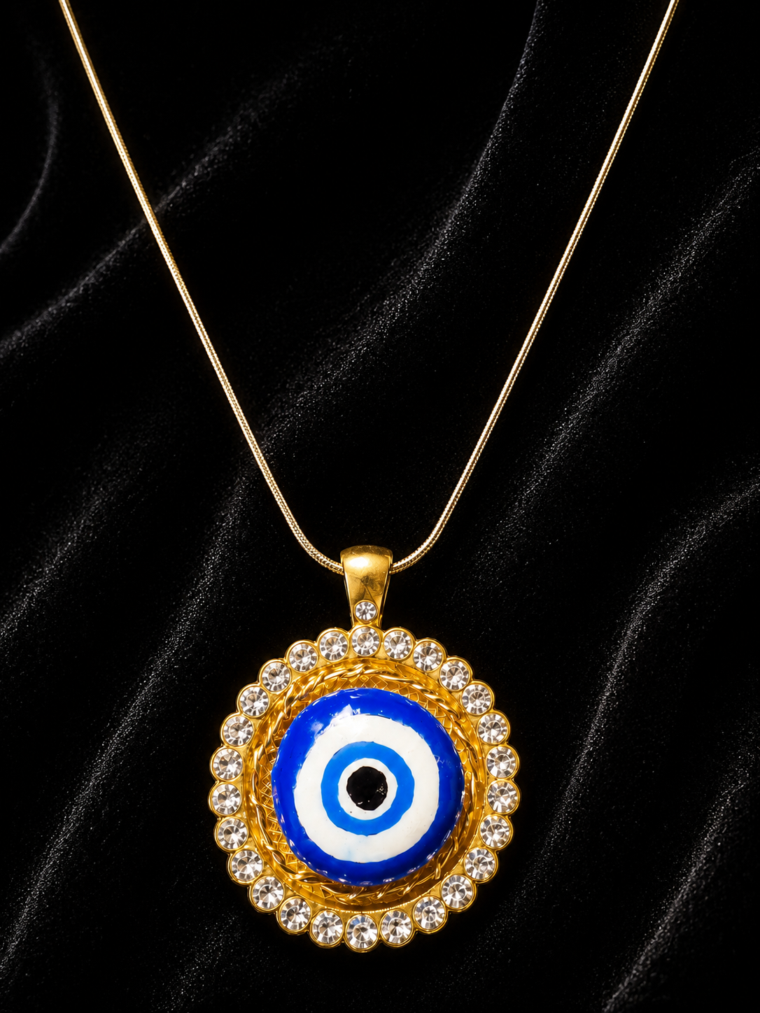 Pendentif Œil Protecteur sur Verre
