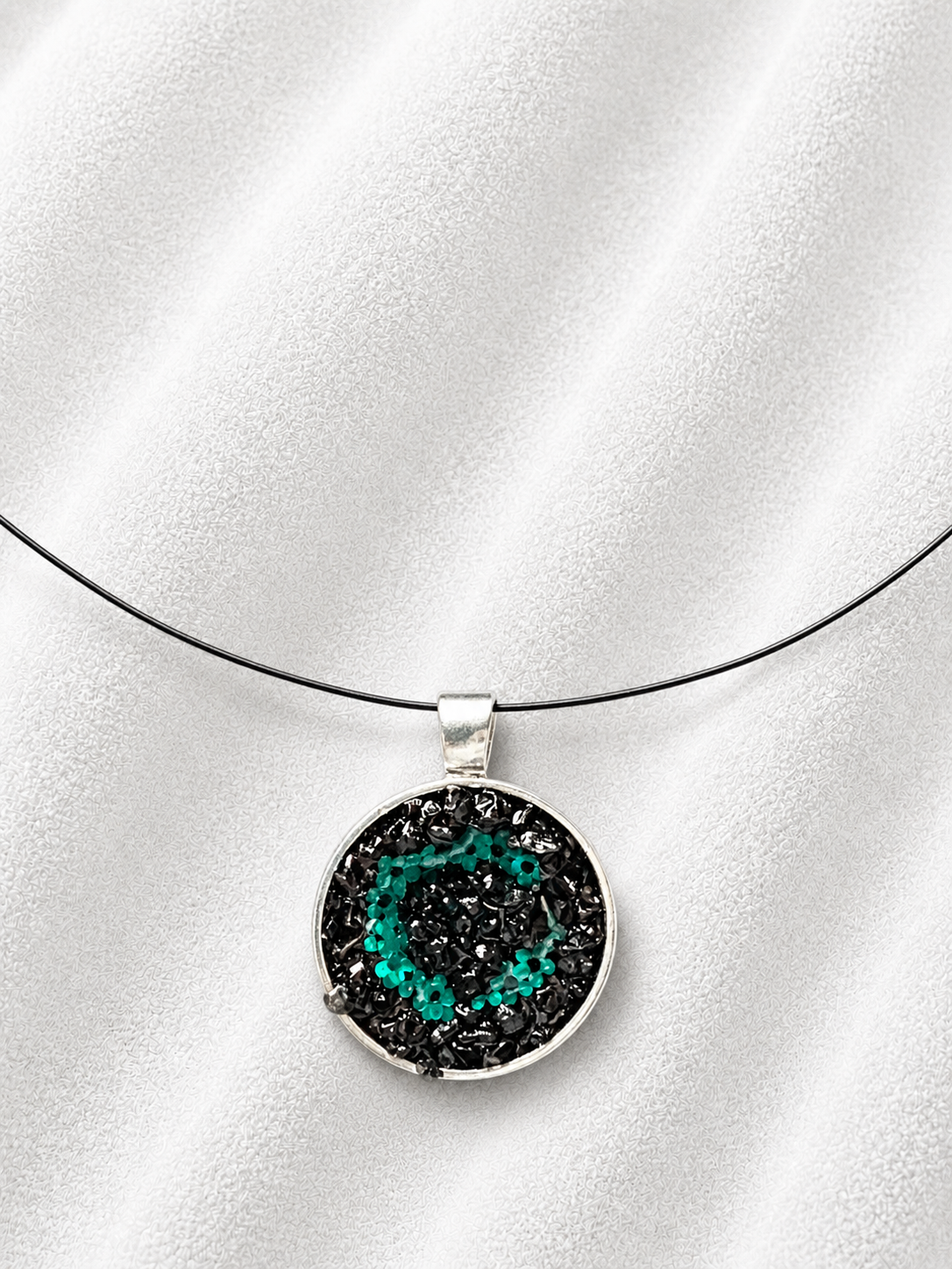 Pendentif Obsidienne Naturelle