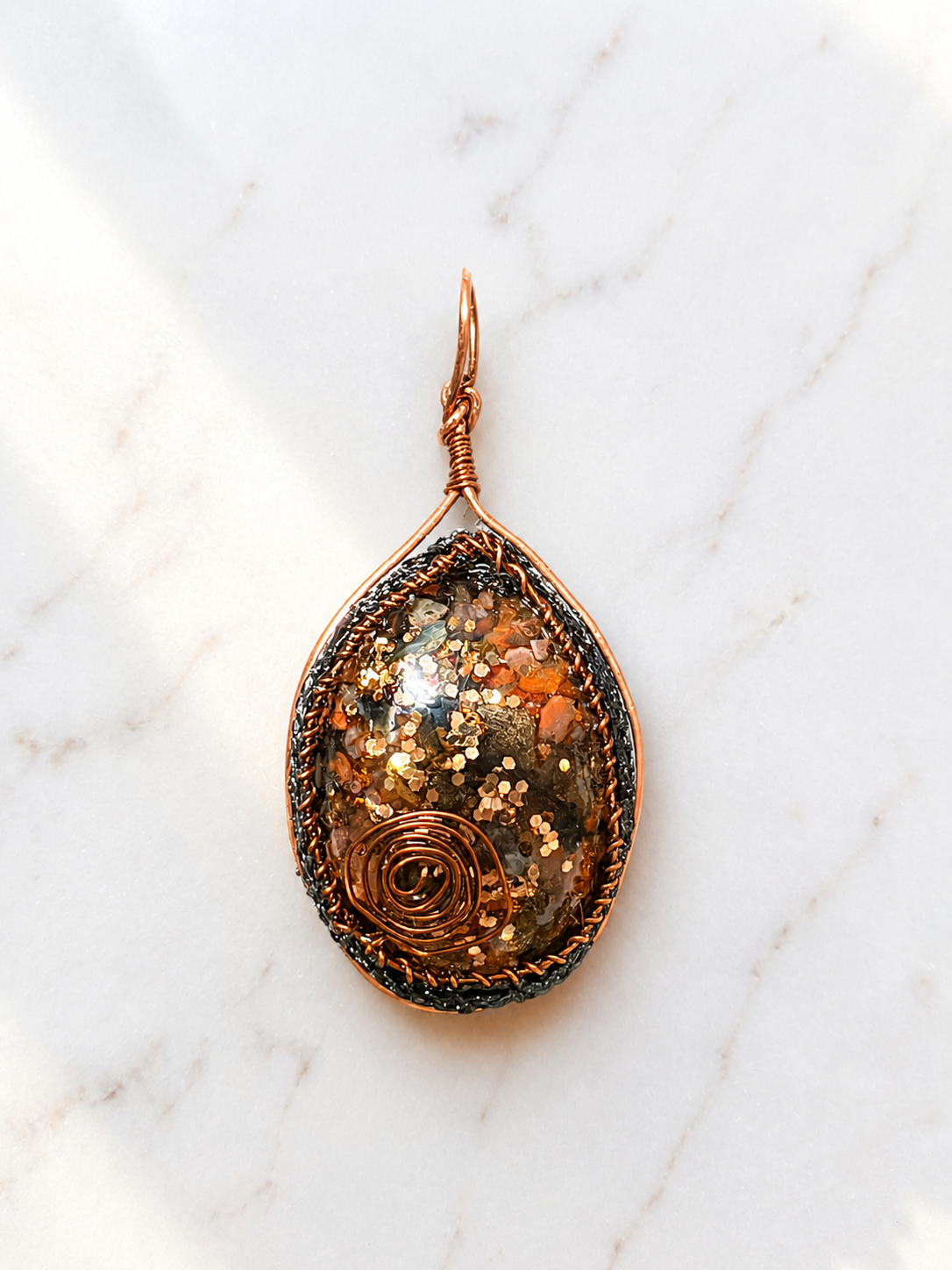 Pendentif Flamme de la Terre