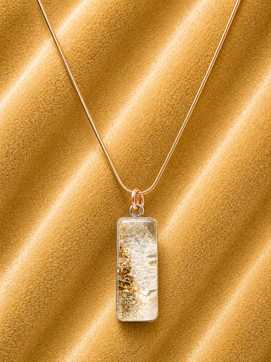 Pendentif Rectangulaire, Sel et Poivre
