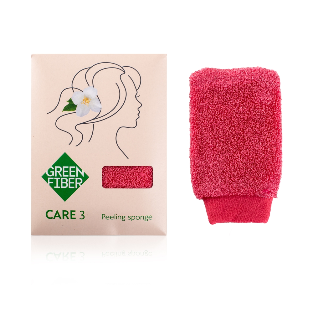 Green Fiber Care 3 Peeling Sponge