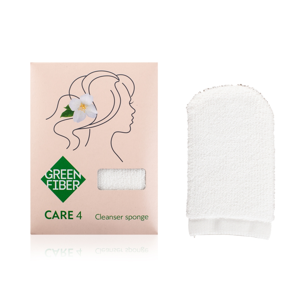 Green Fiber CARE 4 Makeup Remover Sponge
