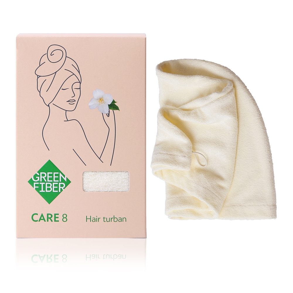 Green Fiber CARE 8 Hair turban
