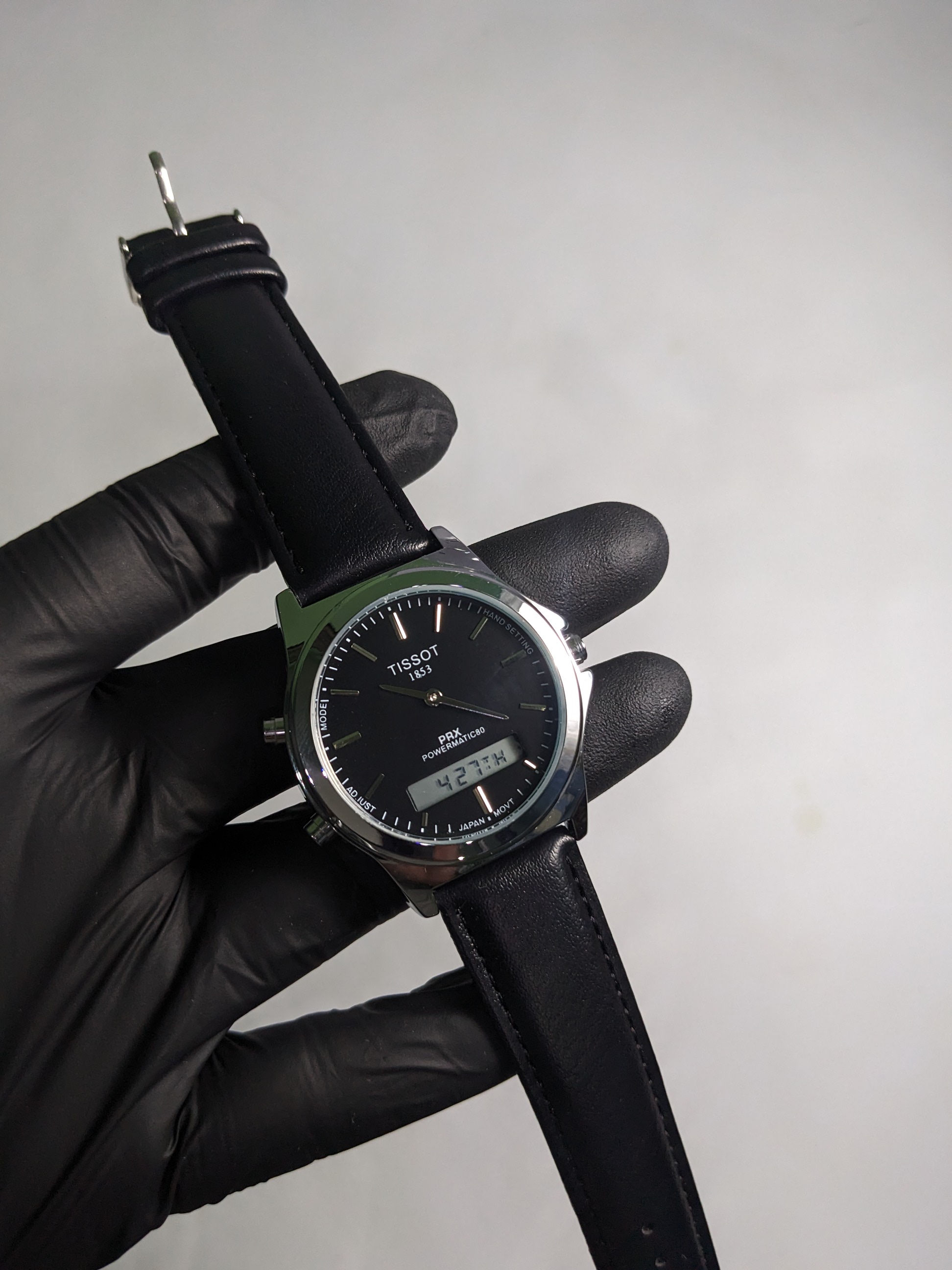 Tissot dual time (Black Leather)