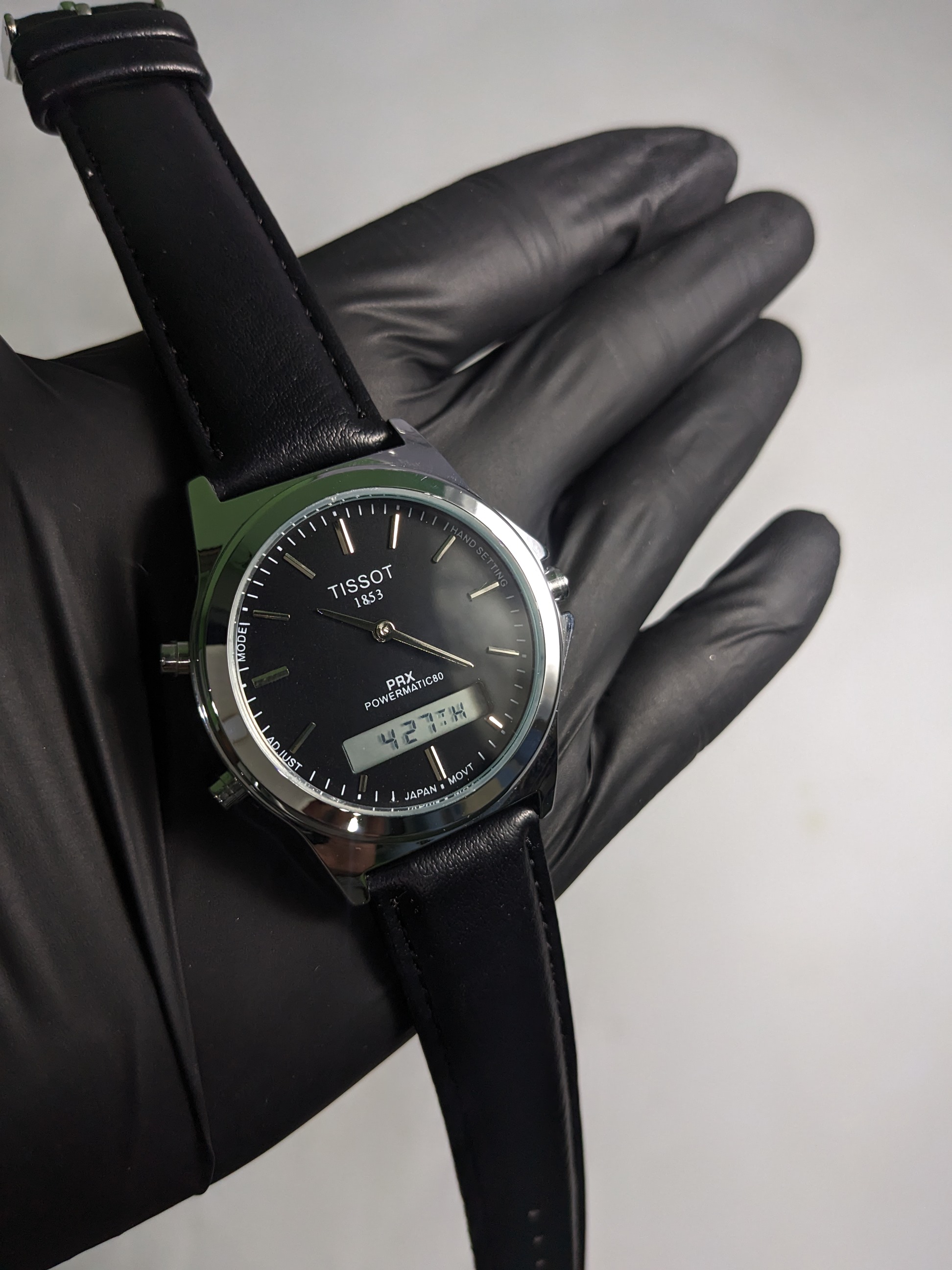 Tissot dual time (Black Leather)
