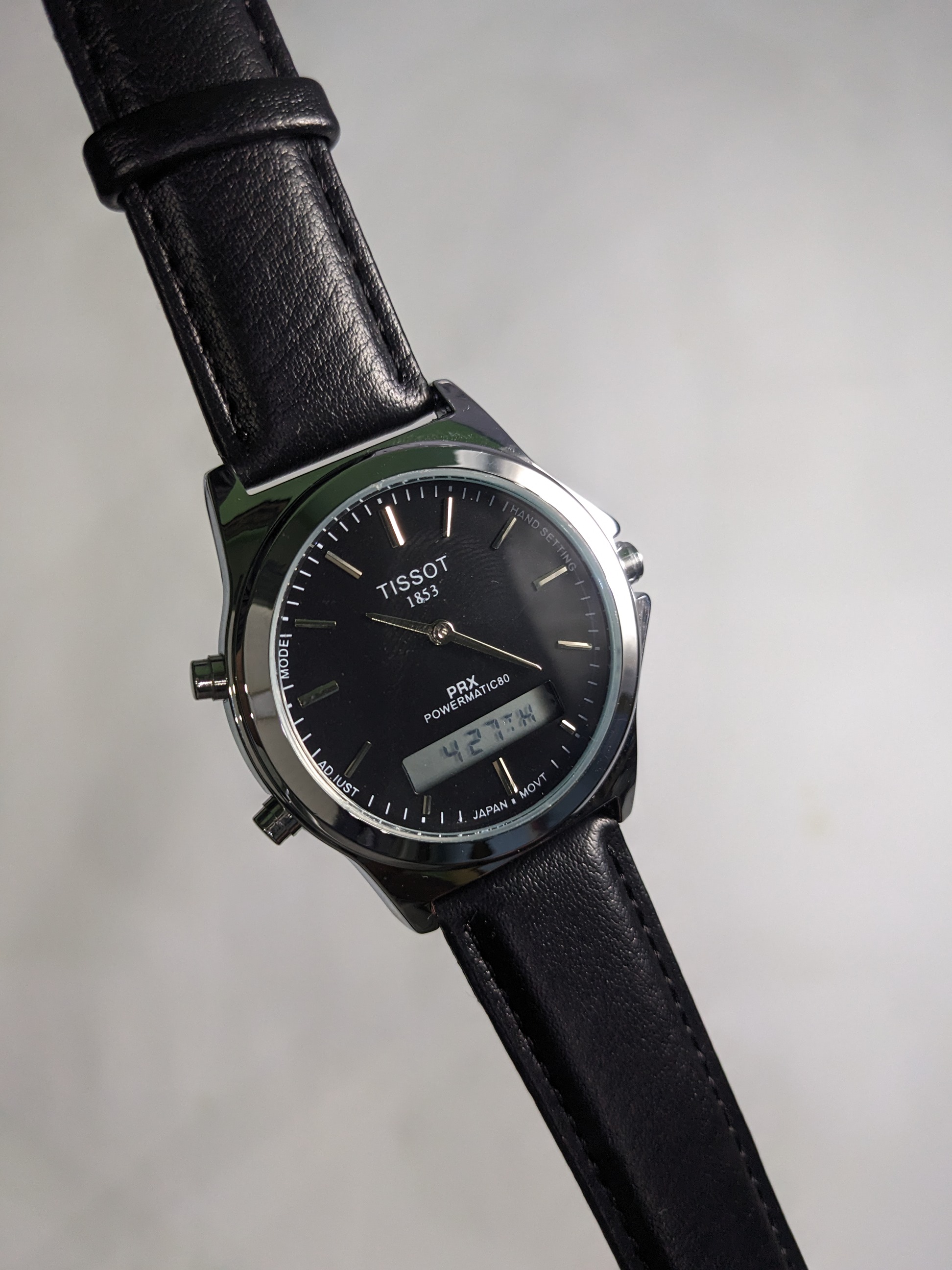 Tissot dual time (Black Leather)