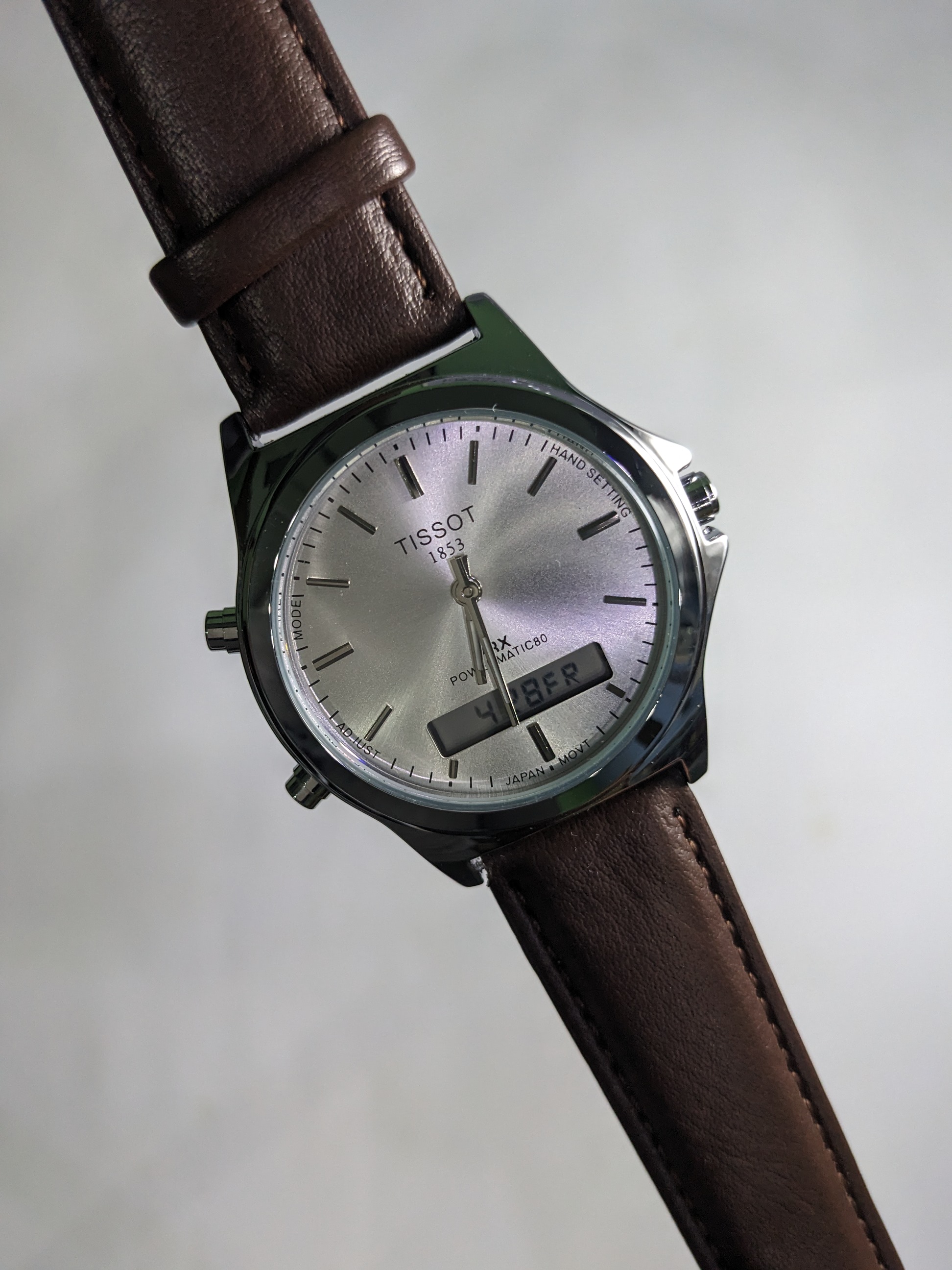 Tissot dual time (Brown Leather)