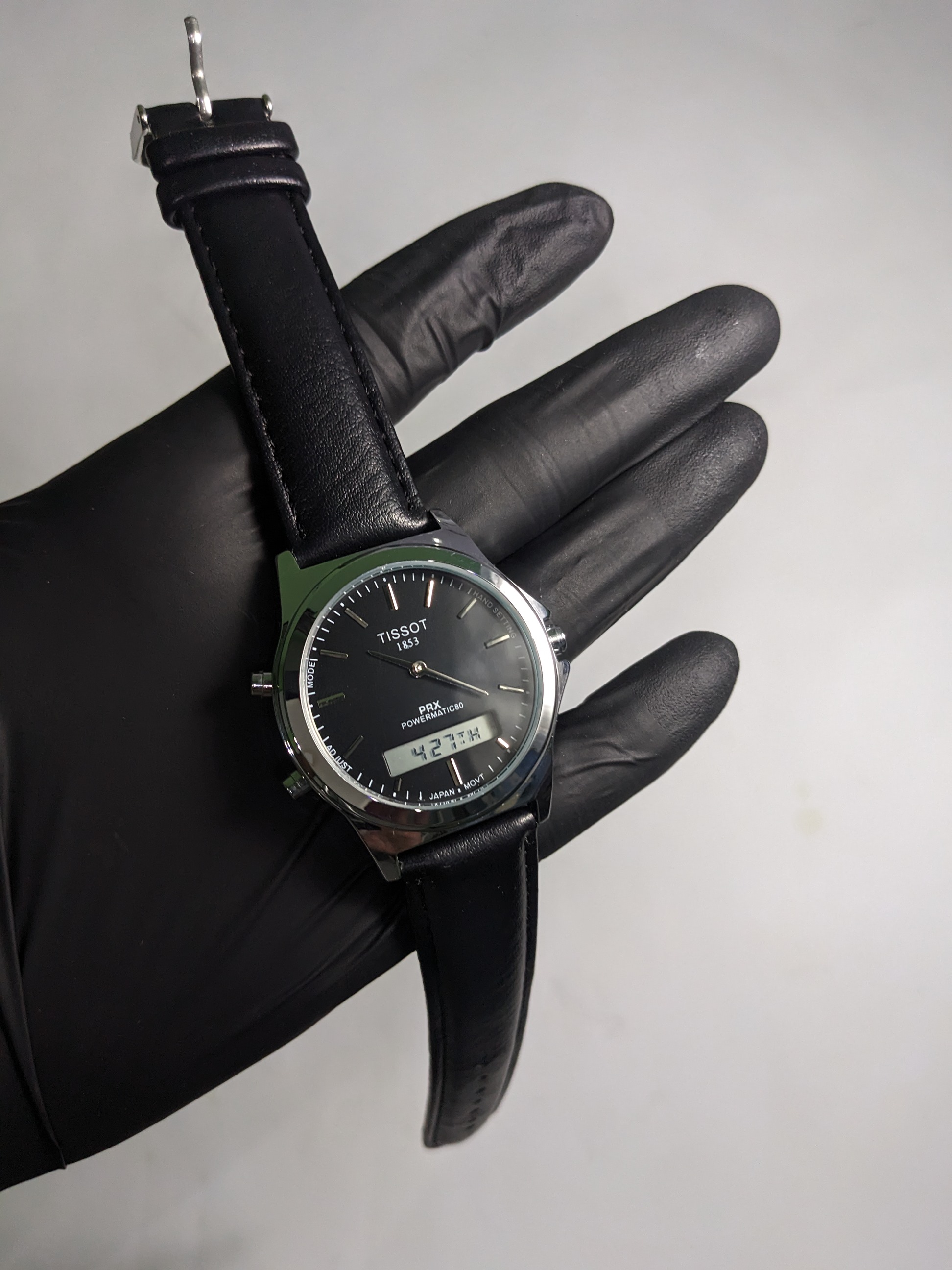 Tissot dual time (Black Leather)