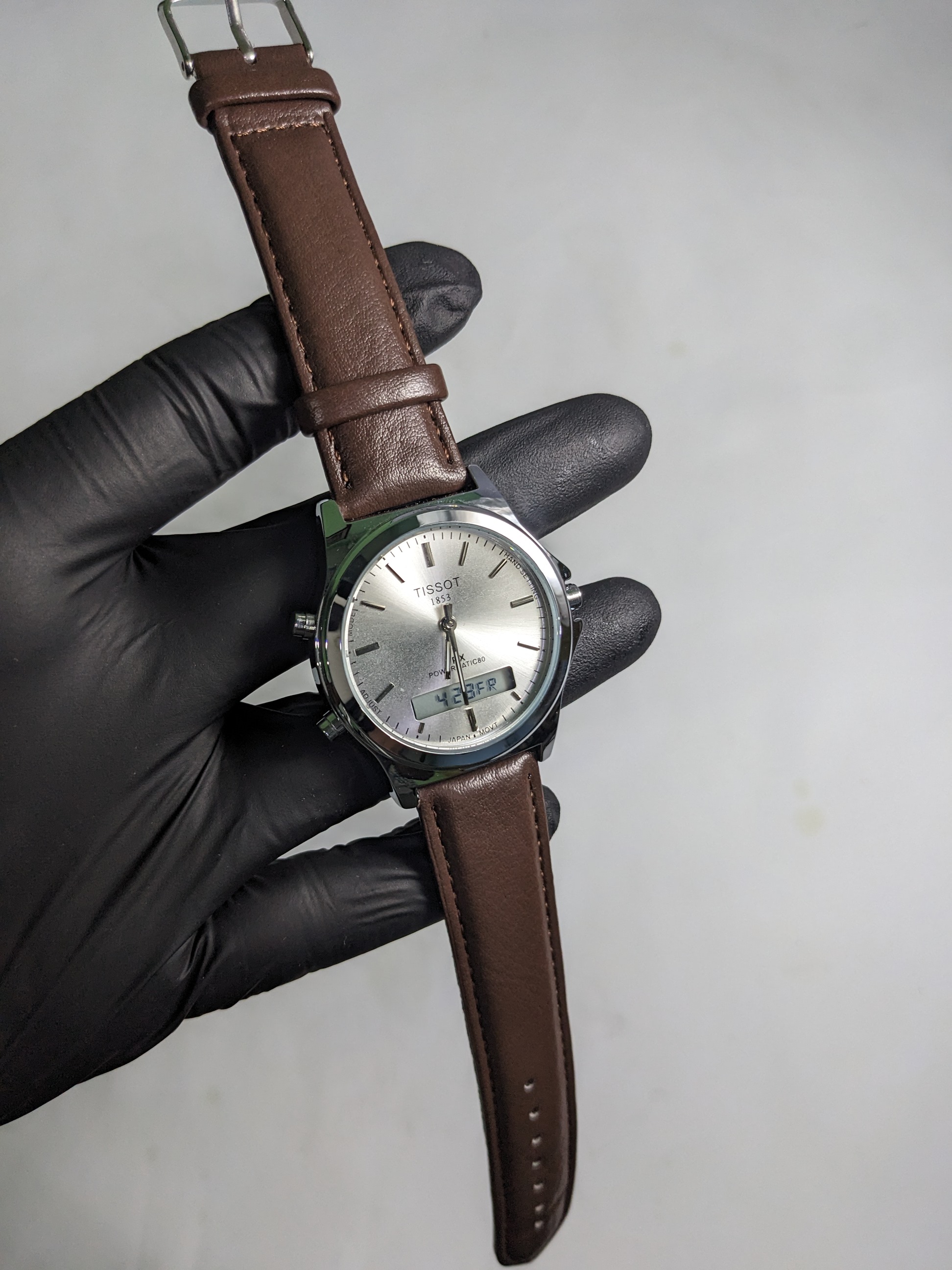 Tissot dual time (Brown Leather)