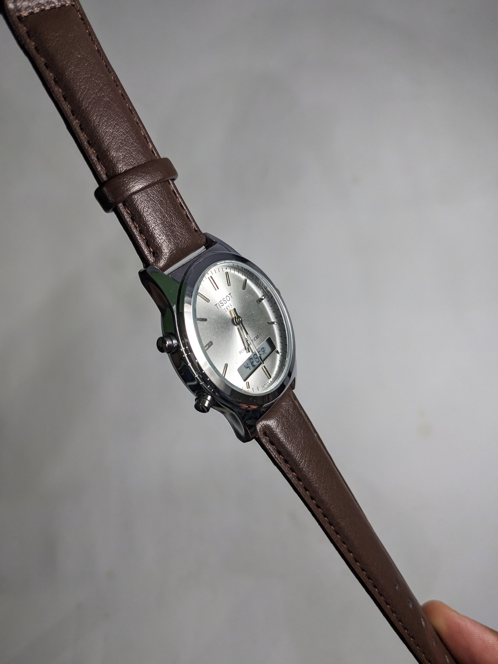 Tissot dual time (Brown Leather)