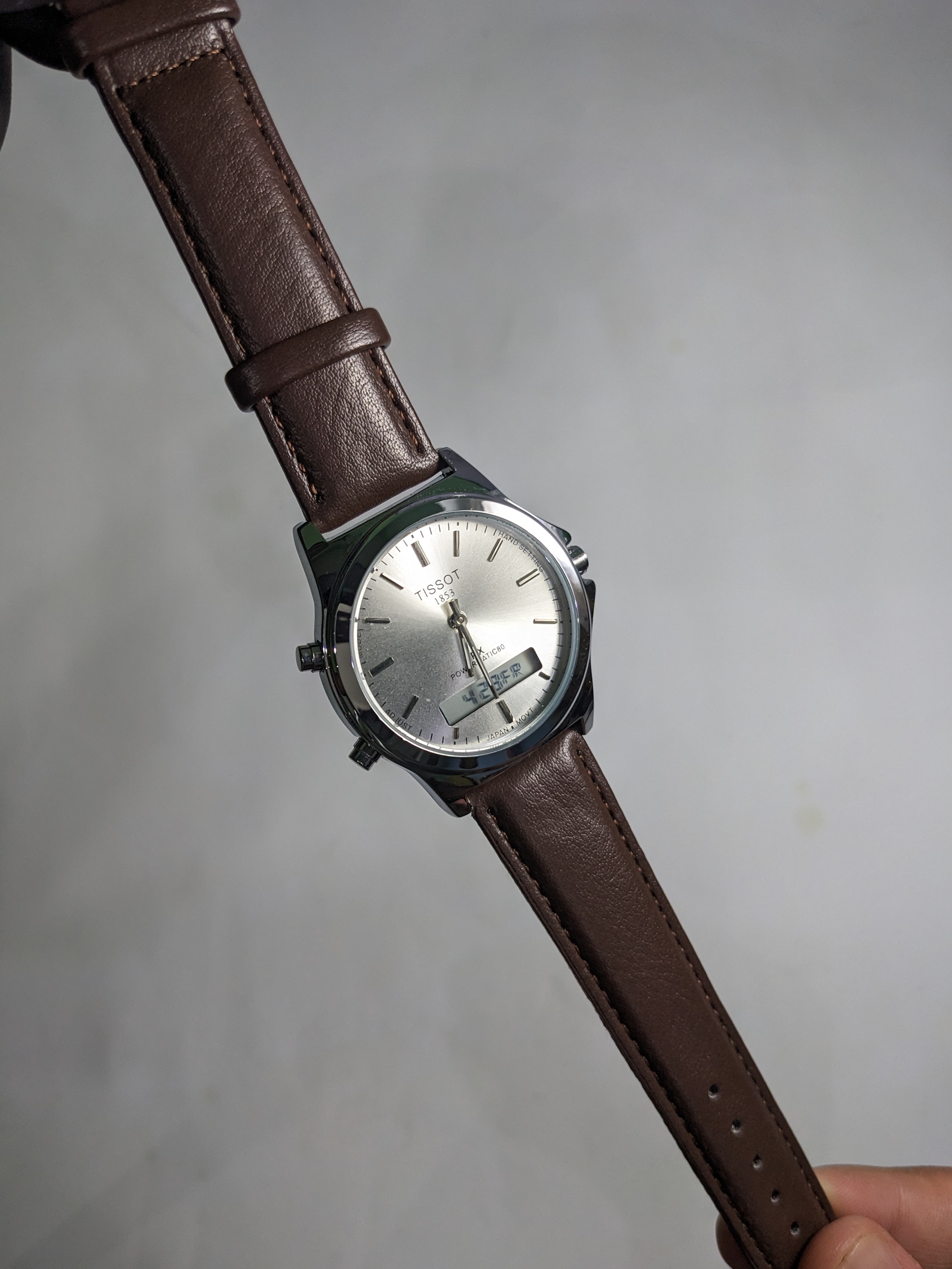 Tissot dual time (Brown Leather)