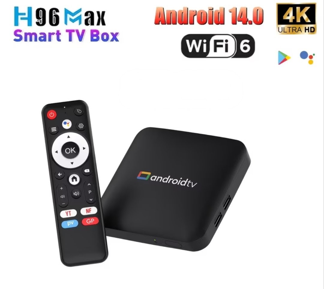 4k Android TV Box Streaming Device With 1 Year Service Included !