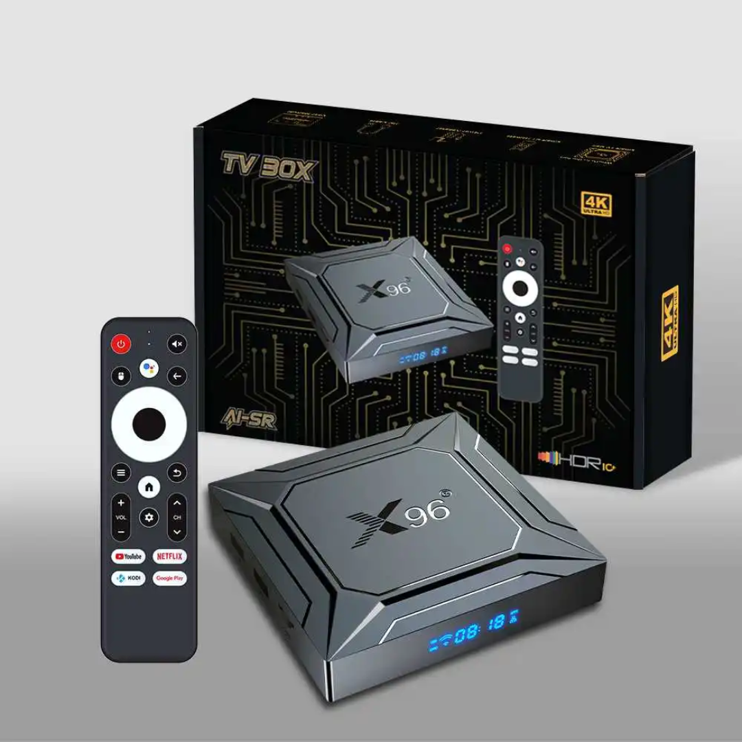X96 M200 4K Android TV Box with Ai-SR Upscaling Technology and 1 Year Premium Service Included !