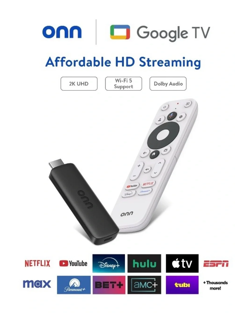 1 Year Premium Streaming Service With 5 FHD Android Streaming Devices Included With Voice Remote ! 