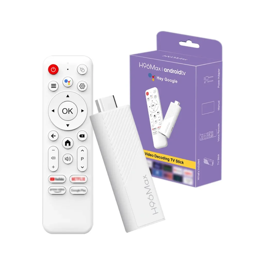 H96 Max 4K Android TV Stick With 1 Year Service Included !