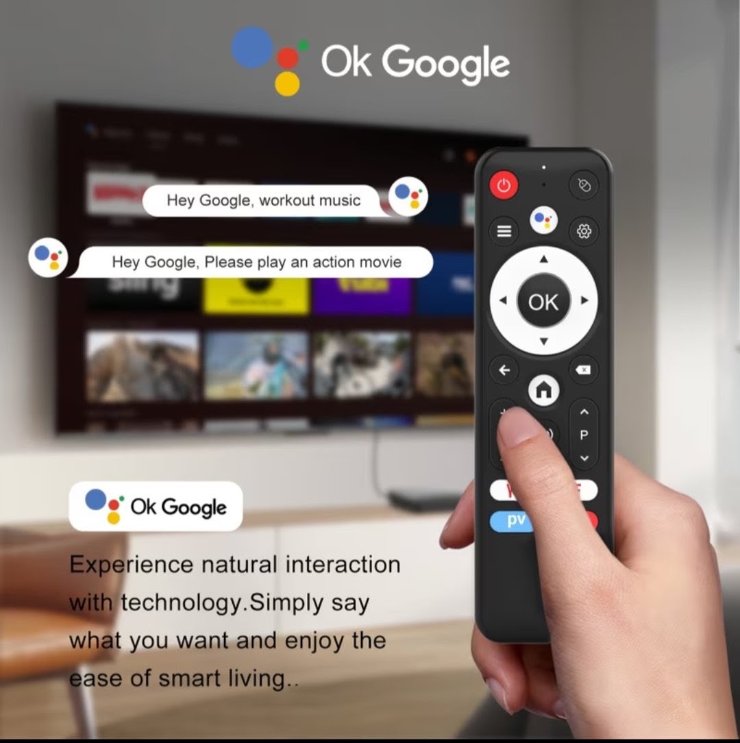 4k Android TV Box Streaming Device With 1 Year Service Included !