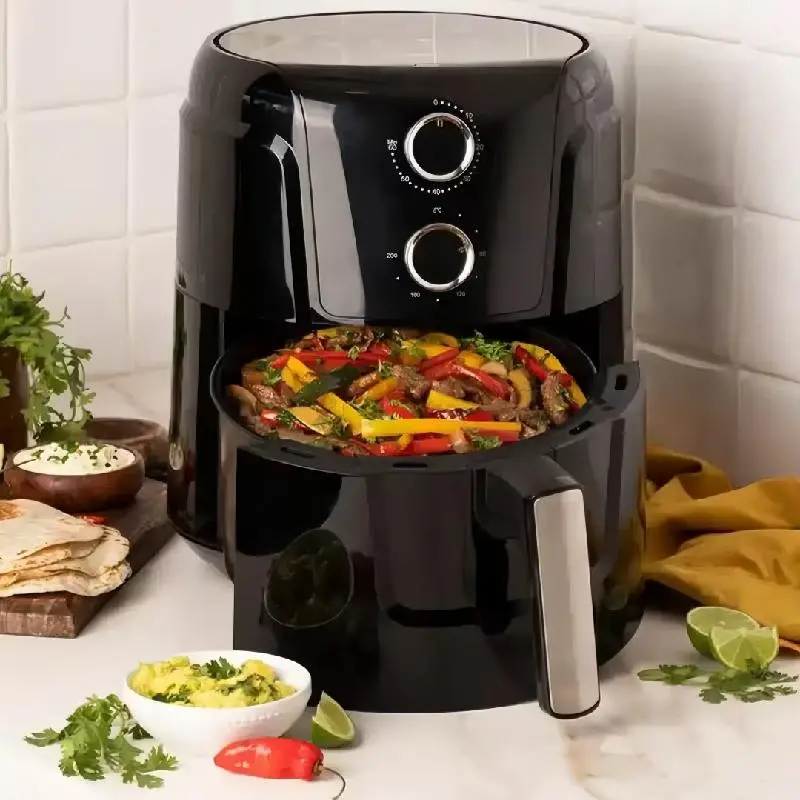 FREIDORA DE AIRE AIR FRYER KALLEY 4.5L 1450W SIN ACEITE DIGITAL ANTIAHERENTE 