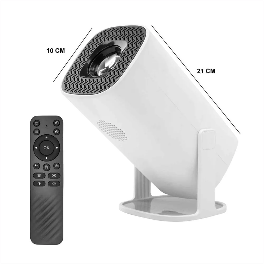 PROYECTOR PORTÁTIL VIDEOBEAM UHD/FHD 4K ANDROID INALÁMBRICO F100 40W 