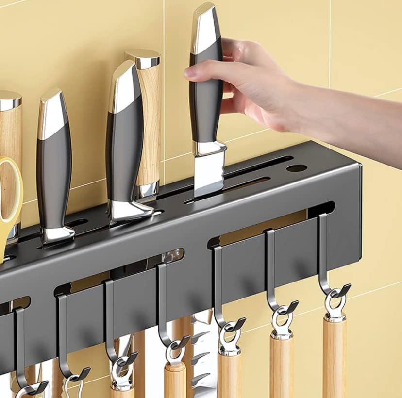 ESTANTE COCINA REPISA ORGANIZADOR ALACENA MULTIFUNCIONAL PARED SIN PERFORAR ADHESIVO 40CM