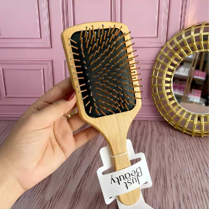 CEPILLO PEINE CABELLO BAMBU ANTIESTATICO GRANDE JUST BEAUTY