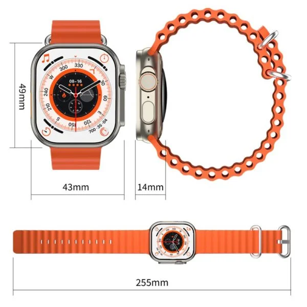 SMARTWATCH IW10 ULTRA RELOJ INTELIGENTE AMOLED 49MM LLAMADAS MONITOREO SALUD 