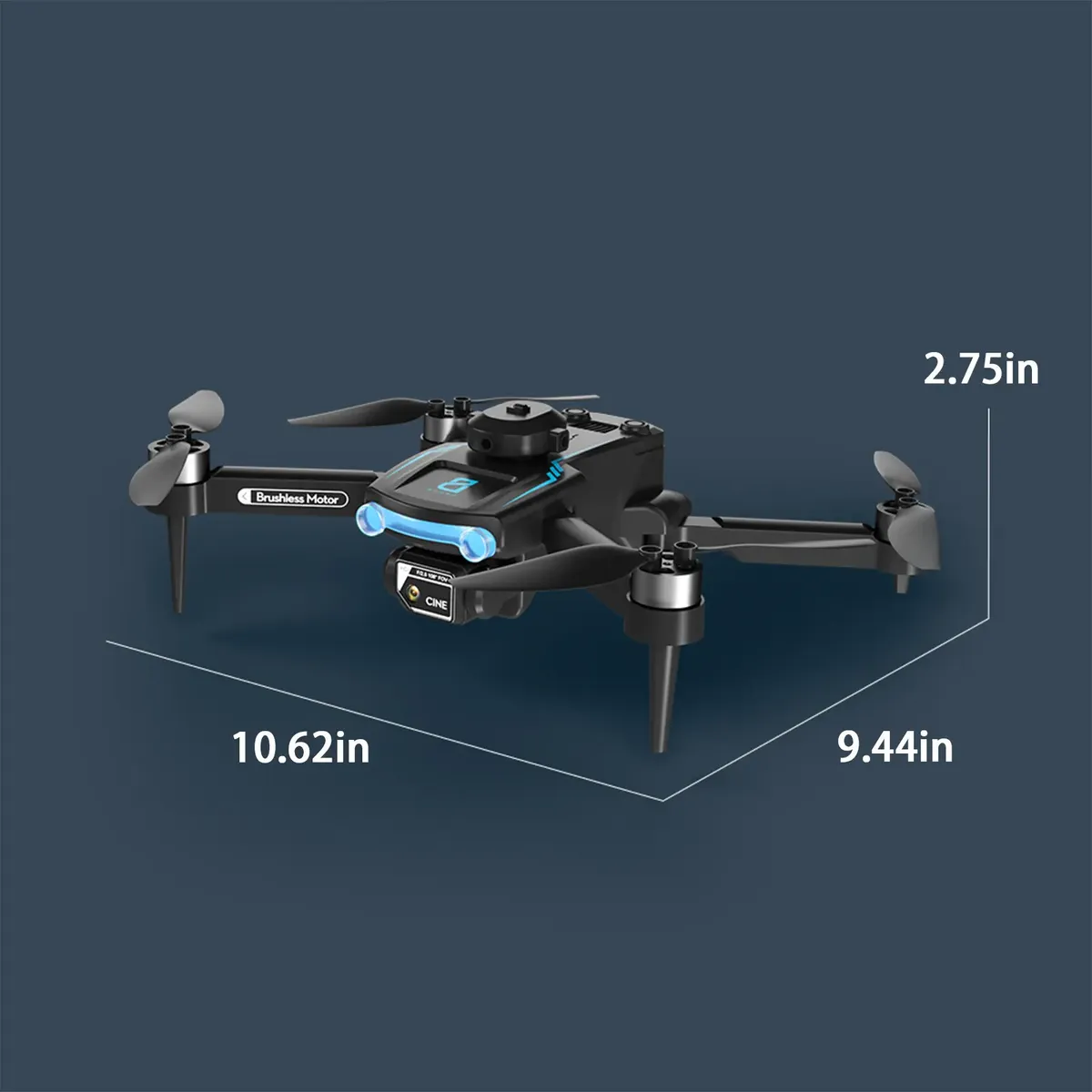 DRONE 4K CON CÁMARA GRAN ANGULAR MOTOR BRUSHLESS BATERÍA 1800MAH AUTONOMÍA 15 MIN 