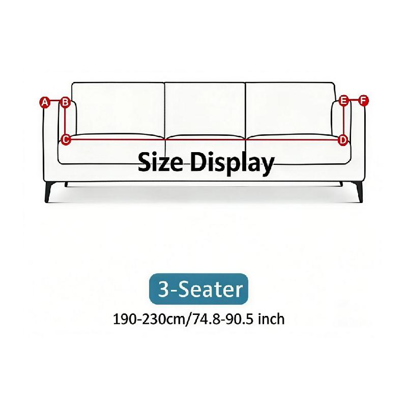FORRO SILLON FUNDA SOFA 3 PUESTOS COBERTOR MUEBLE ELASTICO AJUSTABLE ANTIMANCHAS LAVABLE PROTECTOR MICROFIBRA MARRON