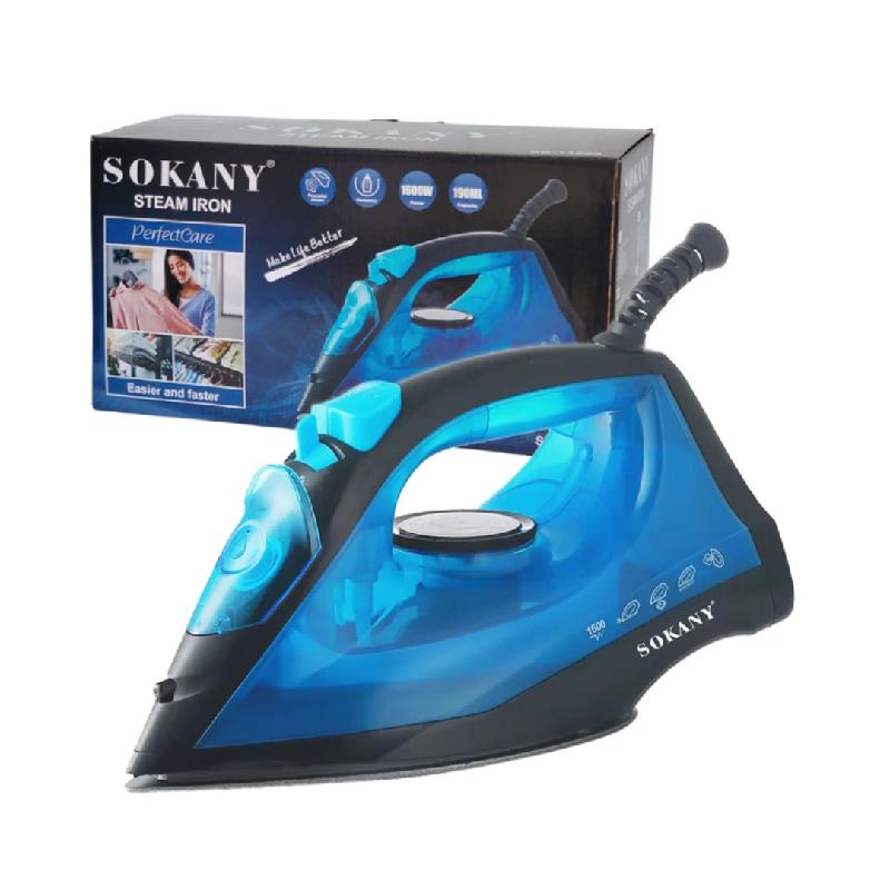 PLANCHA A VAPOR SOKANY SK-11005 POTENCIA 1600W PARA USO DOMÉSTICO