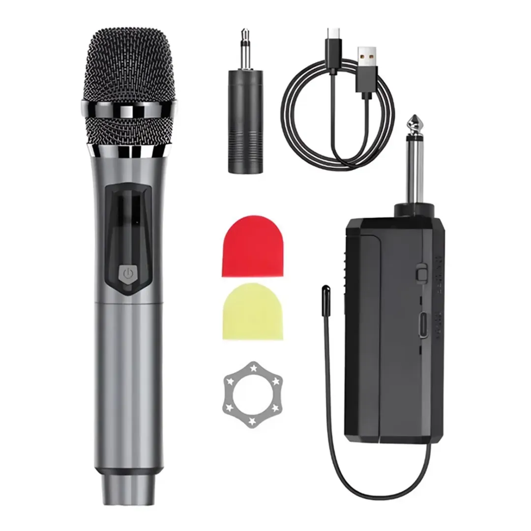 MICROFONO INALAMBRICO RECARGABLE UHF TTD-M10