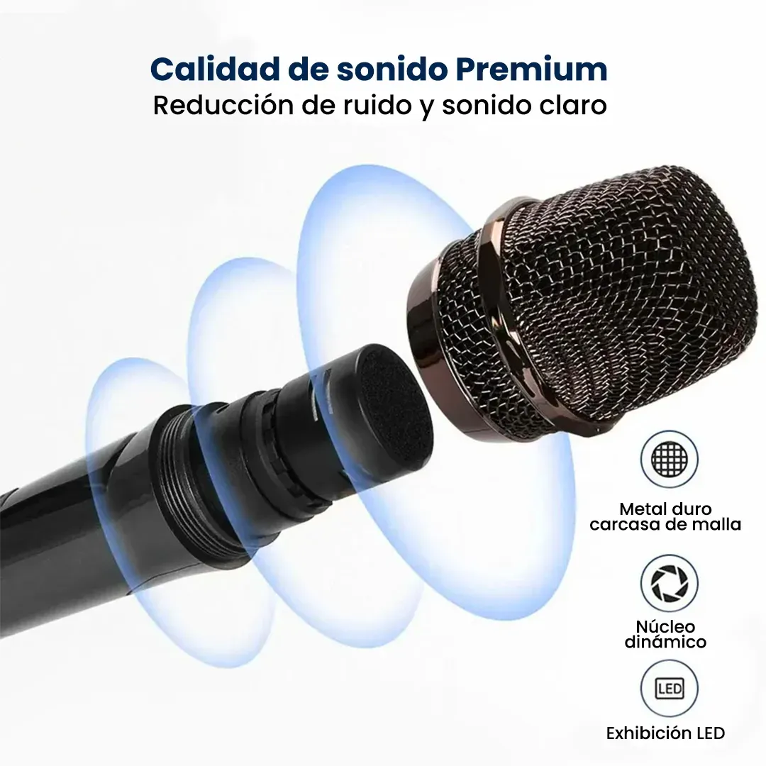 MICROFONO INALAMBRICO RECARGABLE UHF TTD-M10