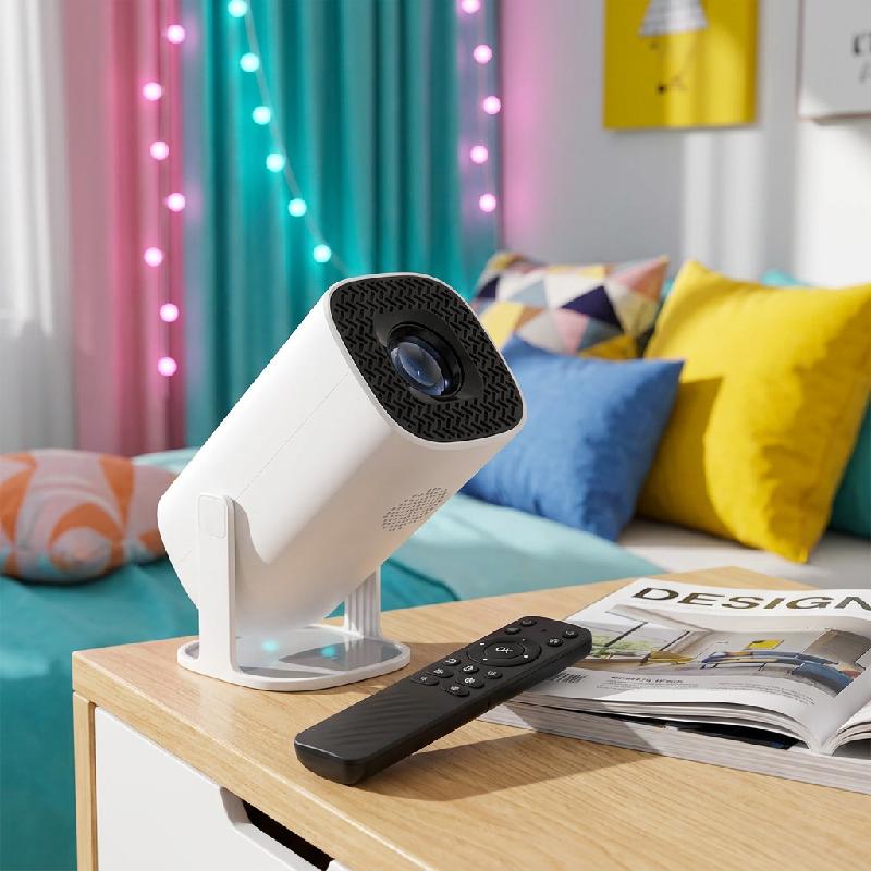PROYECTOR PORTÁTIL VIDEOBEAM UHD/FHD 4K ANDROID INALÁMBRICO F100 40W 