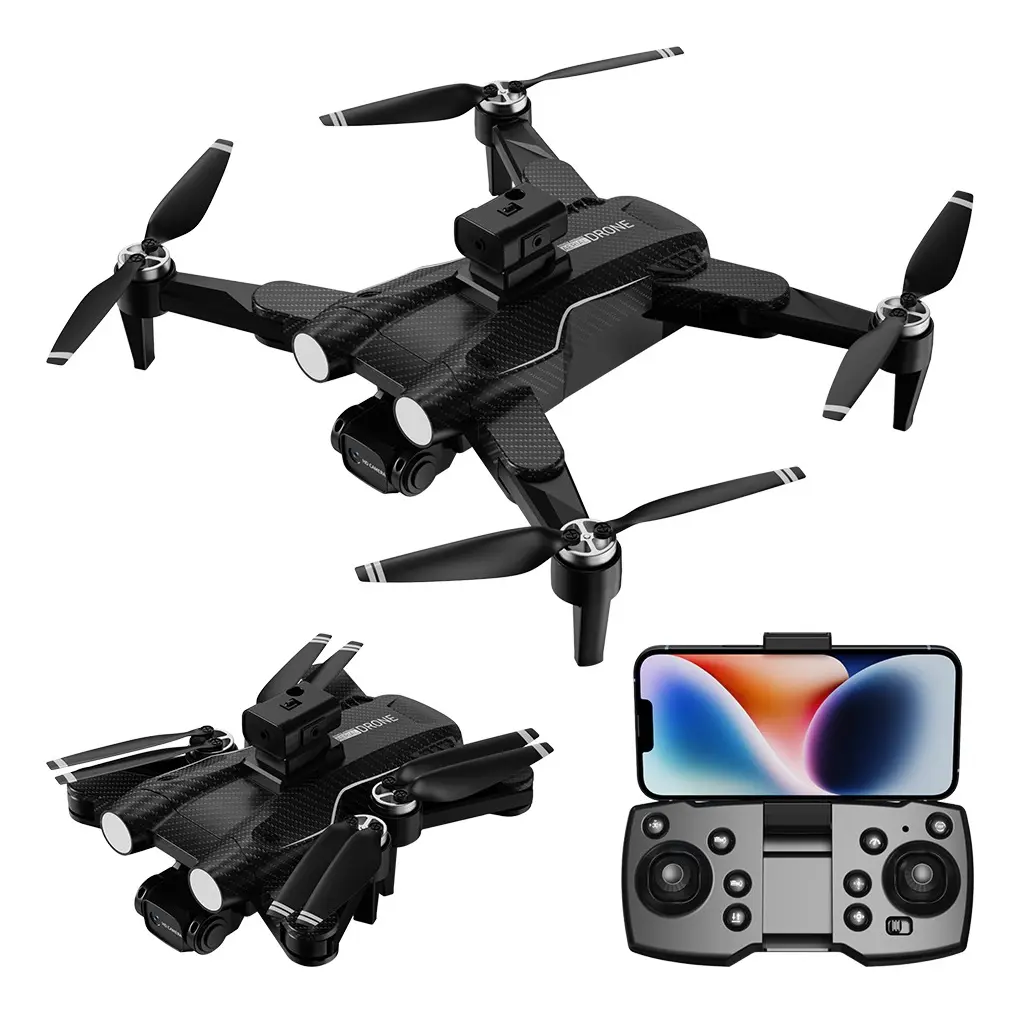 DRONE PLEGABLE 8K CON DOBLE CÁMARA ZOOM 50X MOTOR BRUSHLESS BATERÍA 1800MAH 20 ALCANCE 150M 