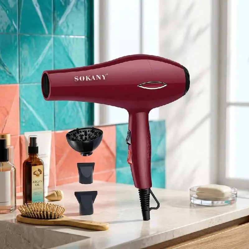 SECADOR DE CABELLO SOKANY SK-2215 2600W DIFUSOR CON BOQUILLA 2 VELOCIDADES 2 TEMPERATURAS MKP N230MK