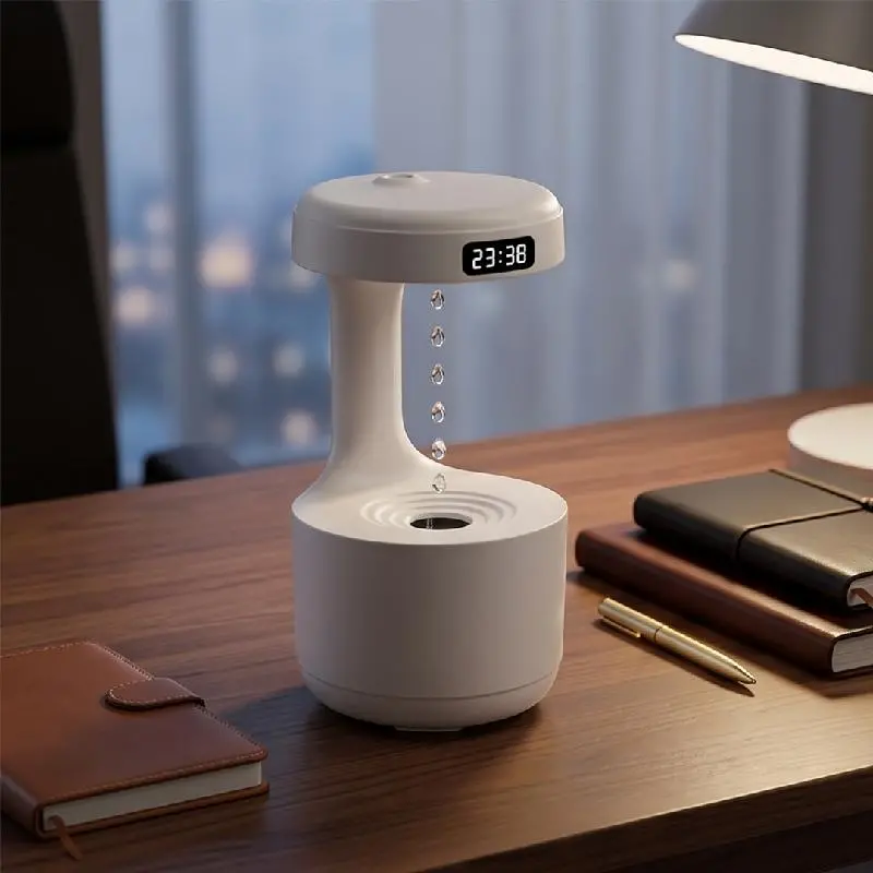 HUMIDIFICADOR DIFUSOR VAPORIZADOR AROMATIZADOR ANTIGRAVEDAD LED ULTRASÓNICO RECARGABLE PORTÁTIL USB 