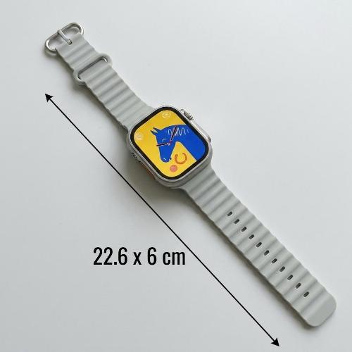 SMARTWATCH RELOJ INTELIGENTE X8 ULTRA 49MM BLUETOOTH IOS ANDROID RITMO CARDIACO OXIGENO DEPORTE CARGA INALAMBRICA