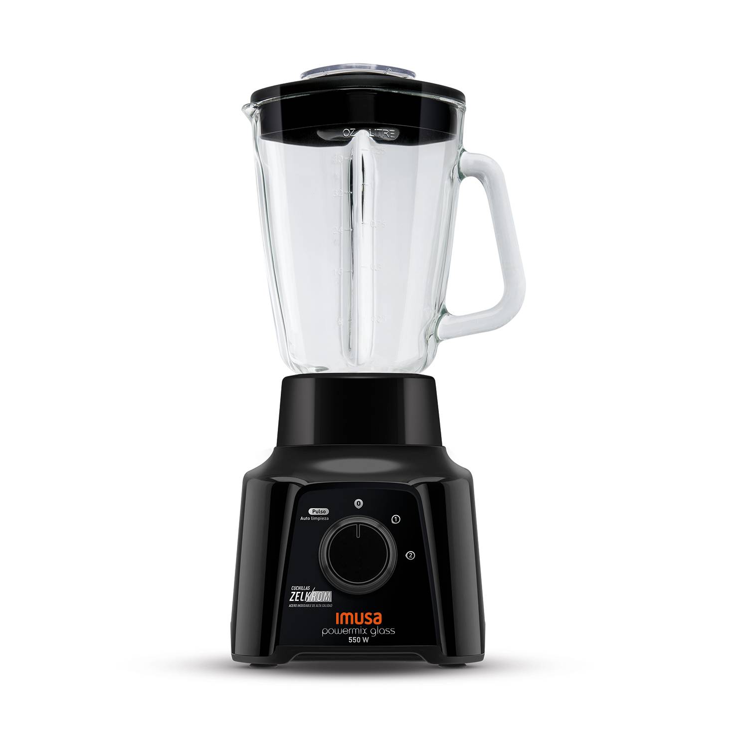 LICUADORA IMUSA POWERMIX GLASS VIDRIO 2 VELOCIDADES